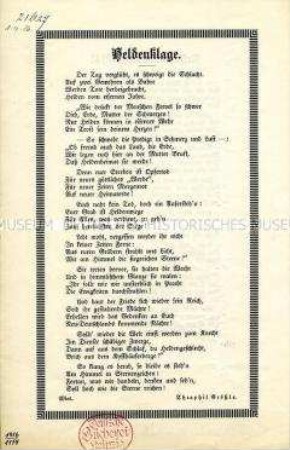 Patriotische Gedichte zum 1. Weltkrieg