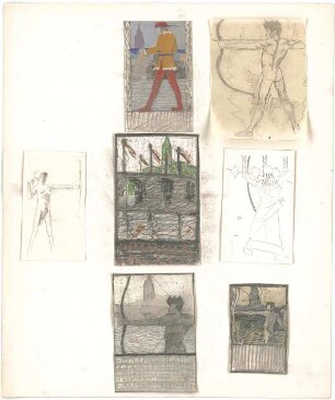Rosenbauer, Gregor; Frankfurt; Studienarbeiten - Bogenschützen (Ansicht)