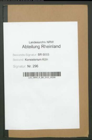 Predigerwahl in Leichlingen