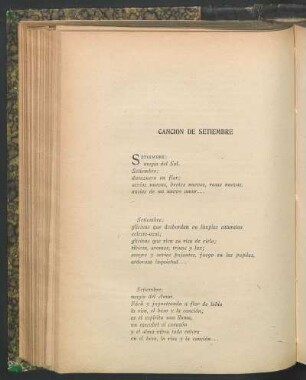 Canción de Setiembre