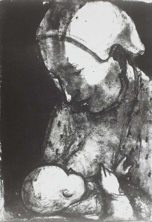 Hans Theo Richer: Stillende Mutter, 1954