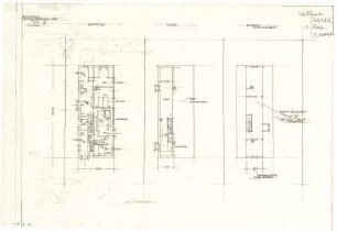 Gsaenger, Gustav; Siedlungsausstellung - Typ III. (Grundriss Keller, Grundriss EG, Grundriss DG)