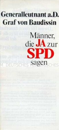 Wahlwerbung der SPD zur Bundestagswahl 1969