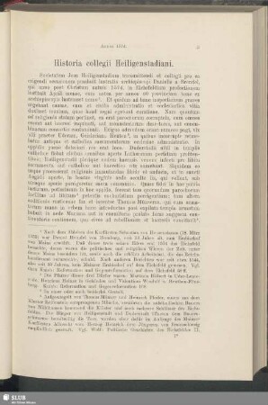 Historia collegii Heiligenstadiani