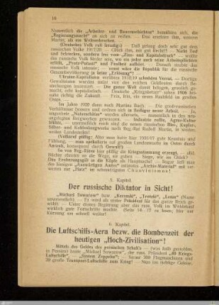 5. Der russische Diktator in Sicht