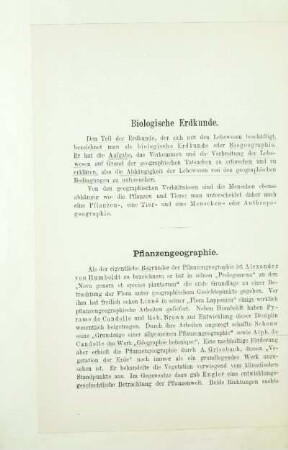 Biologische Erdkunde