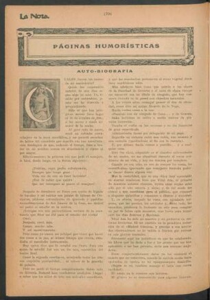 Páginas humorísticas : Auto-Biografía