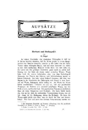 Herbart und Strümpell