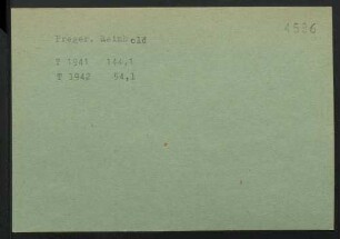 Preger, Reinhold