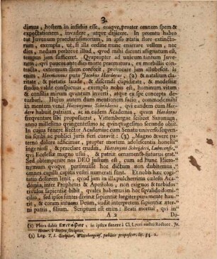 De Nicolai Selnecceri Vita Literaria, in Lyceo Patrio, & Academia Vittembergensi, exacta, in Phrontisterio Lubecensi d. XVI. Martii A. MDCCXXIII