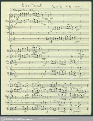 Divertimento : [für Bläserquintett]; (1992)