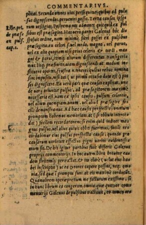 In Galeni libellum de pulsibus ad tyrones commentarius