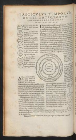 Hic incipit prima aetas mundi ... Adam I homo ...