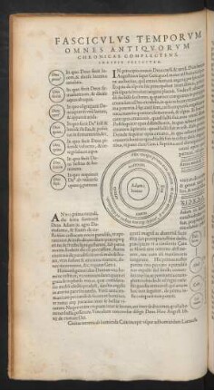 Hic incipit prima aetas mundi ... Adam I homo ...