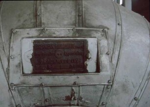 AW Stuttgart Bad Cannstatt Kesselhaus Fabrikschild