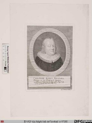 Bildnis Christoph August Reichel
