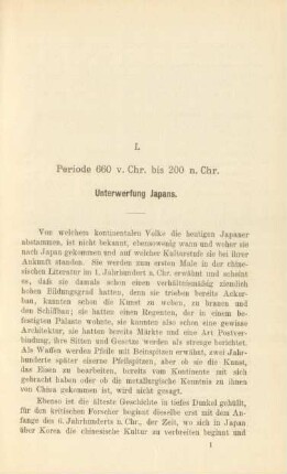 I. Periode 660 v. Chr. bis 200 n. Chr.
