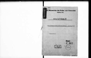 Personal des Physikalisch-Chemischen Instituts