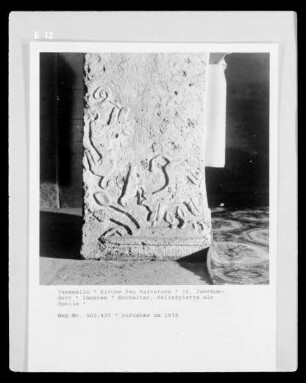 Spolie als Teil des Altars