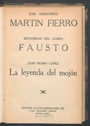 Martín Fierro
