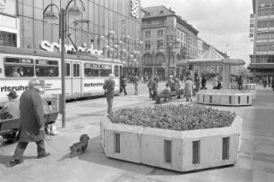 Blumenschmuck am Europaplatz