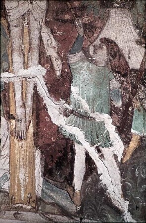 Kreuzigung Christi mit Stifterpaaren