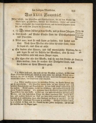 143-161, Das XXIII. Hauptstück - Das XXV. Hauptstück