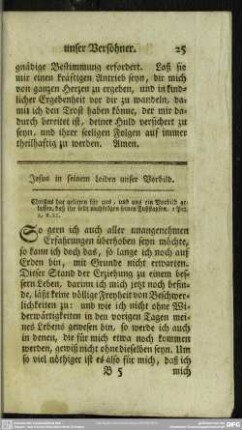 Jesus in seinem Leiden unser Vorbild
