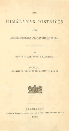 Vol. 10: Statistical, descriptive and historical account of the northwestern provinces of India