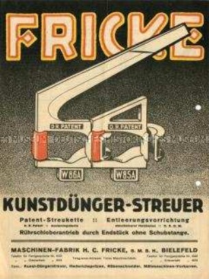 Kunstdünger-Streuer