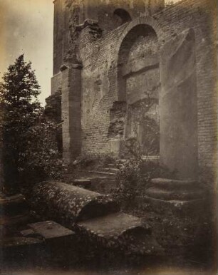 Studien vom Heidelberger Schloss und anderen Ruinen: Teil der Ruine Limburg