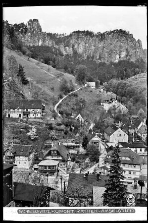 Sächsische Schweiz, Kurort Rathen mit Amselgrund