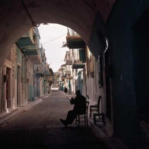 Chios Süd, Pyrgí. Gasse