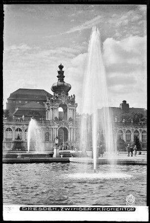 Dresden, Zwinger, Kronentor