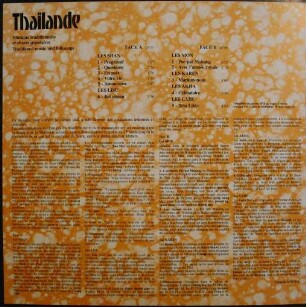 Musiques de l´Asie Traditionelle Vol. 8 - Thailande