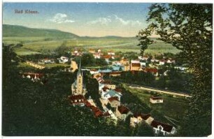 Bad Kösen. Blick auf Bad Kösen