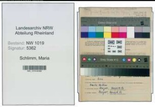 Entnazifizierung Maria Schlimm , geb. 03.12.1912 ()