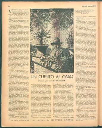 Un cuento al caso : Cuento por Julio Indarte