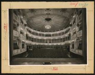 Altes Theater, Leipzig: Ansicht Zuschauerraum