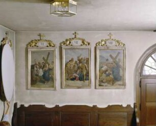 Kreuzwegstationen Nummer 6, 7 und 8