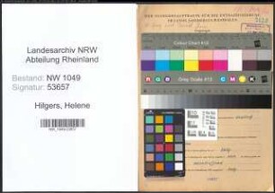 Entnazifizierung Helene Hilgers , geb. 07.01.1905 ()
