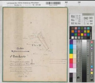 Werne (Werne), Holzablösung und Grundstückteilung in der Bauerschaft Schmintrup, Reinkarte