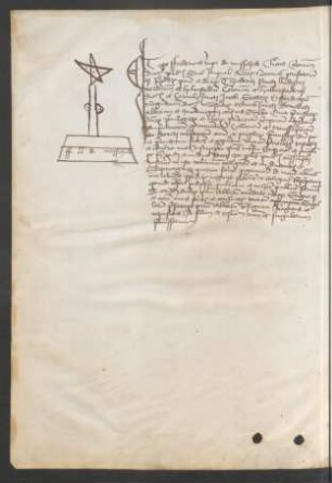 Urkundenabschrift, lat., mit Notariatssignet (Nachtrag)
