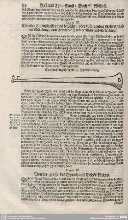 Caput IV. Von der grösse des Sprach- und Gehör-Rohrs.