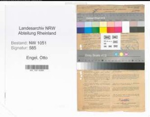 Entnazifizierung Otto Engel , geb. 28.08.1899 (Lehrer)