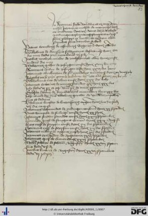 [fol. 33] Rektorat Johannes Mölfeld 1481