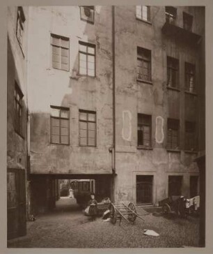 Leipzig. Hinterhof
