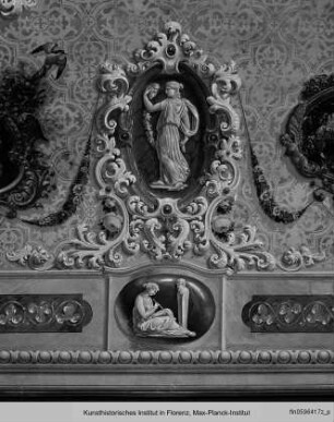 Die Ausmalung der Sala Consiliare : Triumph der Aurora (?) oder Flora (?), allegorischen Figuren und Landschaften