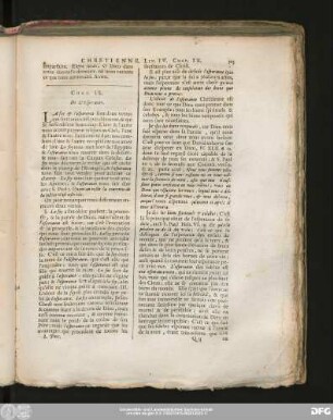 Chap. IX. De L'Esperance.