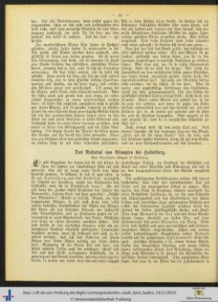 Das Neckartal von Wimpfen bis Heidelberg.